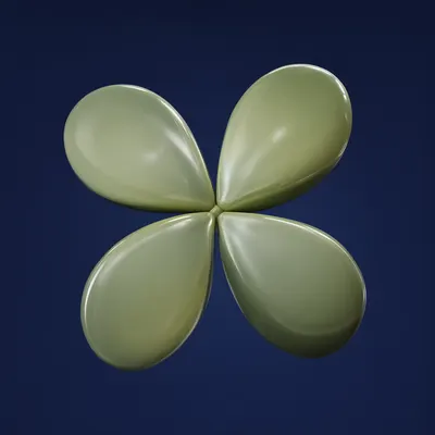 3D Abstract Petal Form