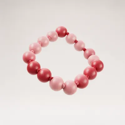 3D Abstract Chain Of Spheres