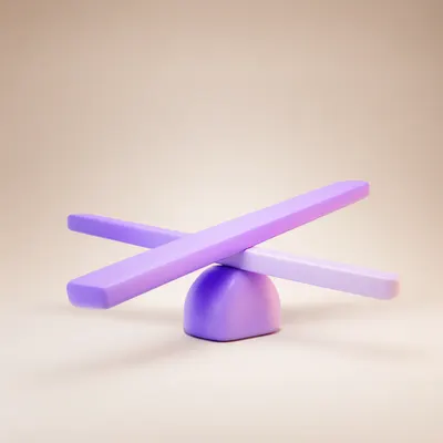3D Abstract Balanced Seesaw Form