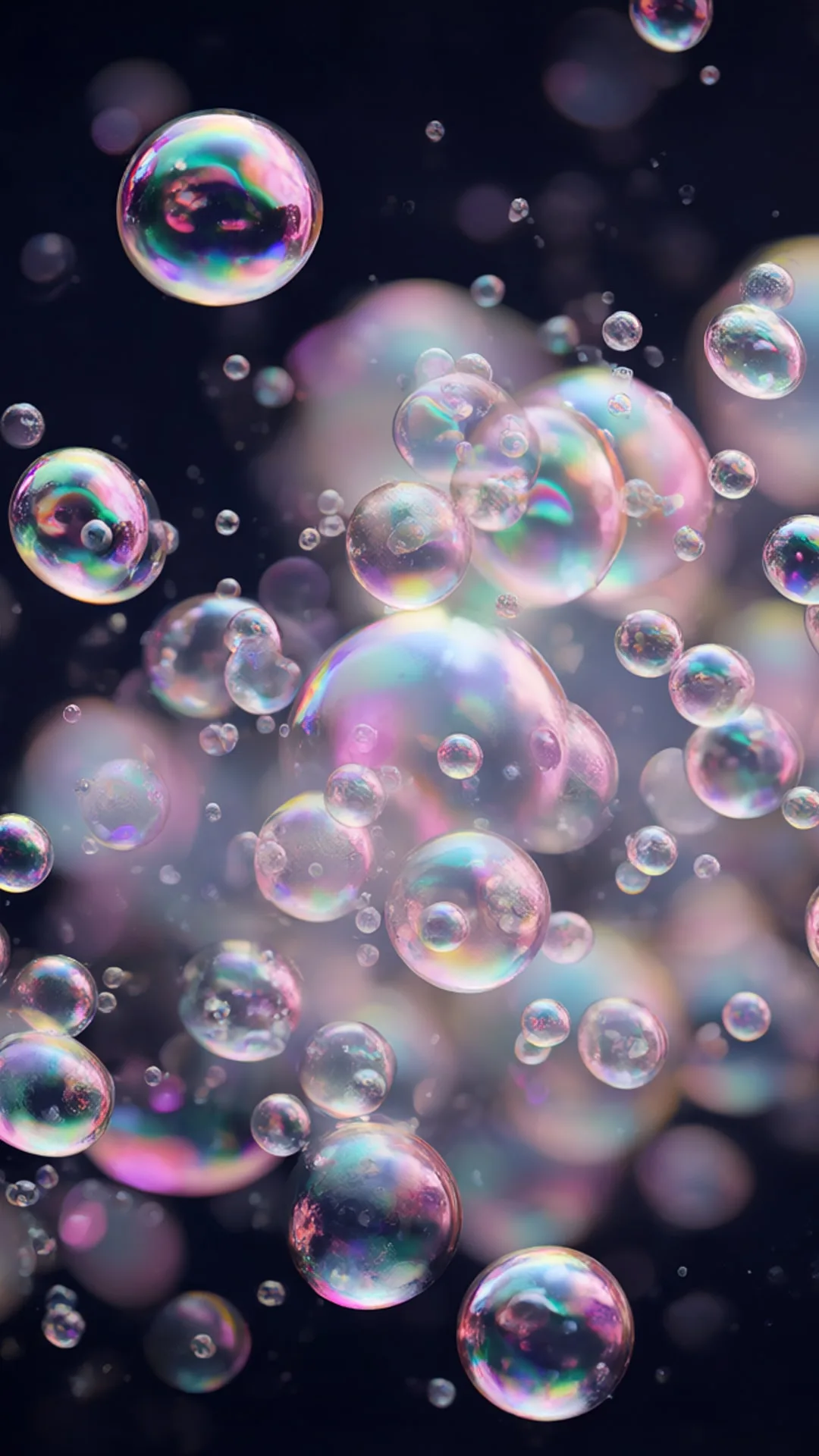 Iridescent Holographic Bubbles