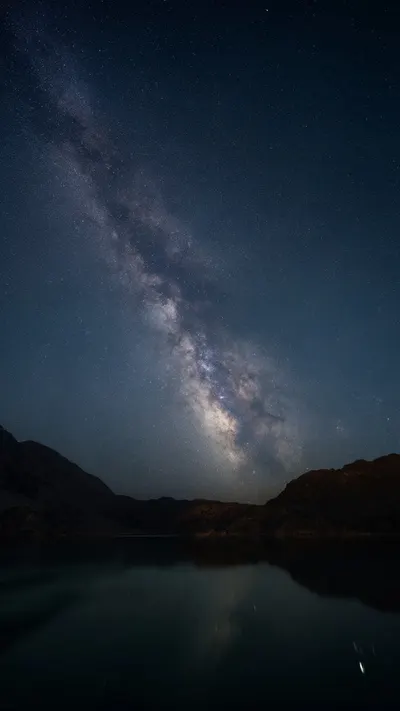 Milky Way over a Still Lake