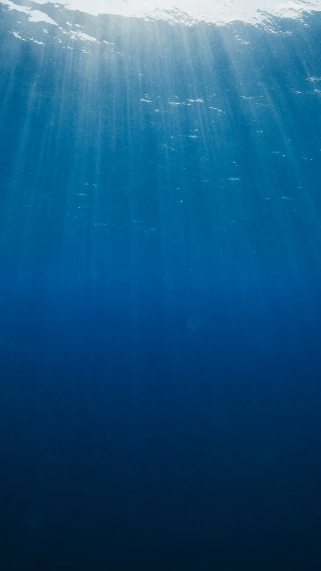 Underwater Light Rays in Deep Blue