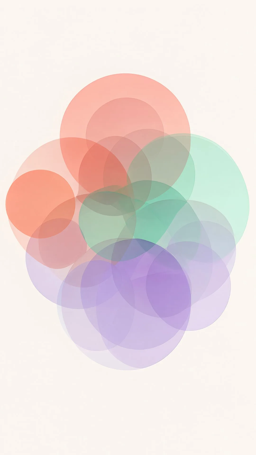 Overlapping Translucent Circles