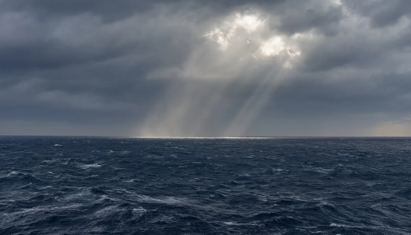 Storm Front over the Ocean