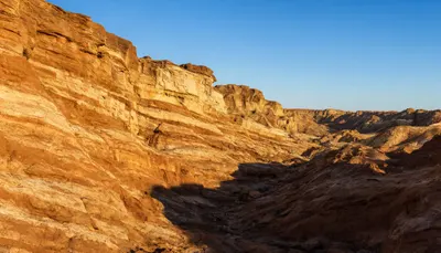 Desert Canyon at Golden Hour