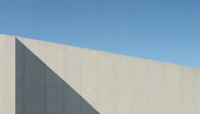 Minimal Brutalist Facade