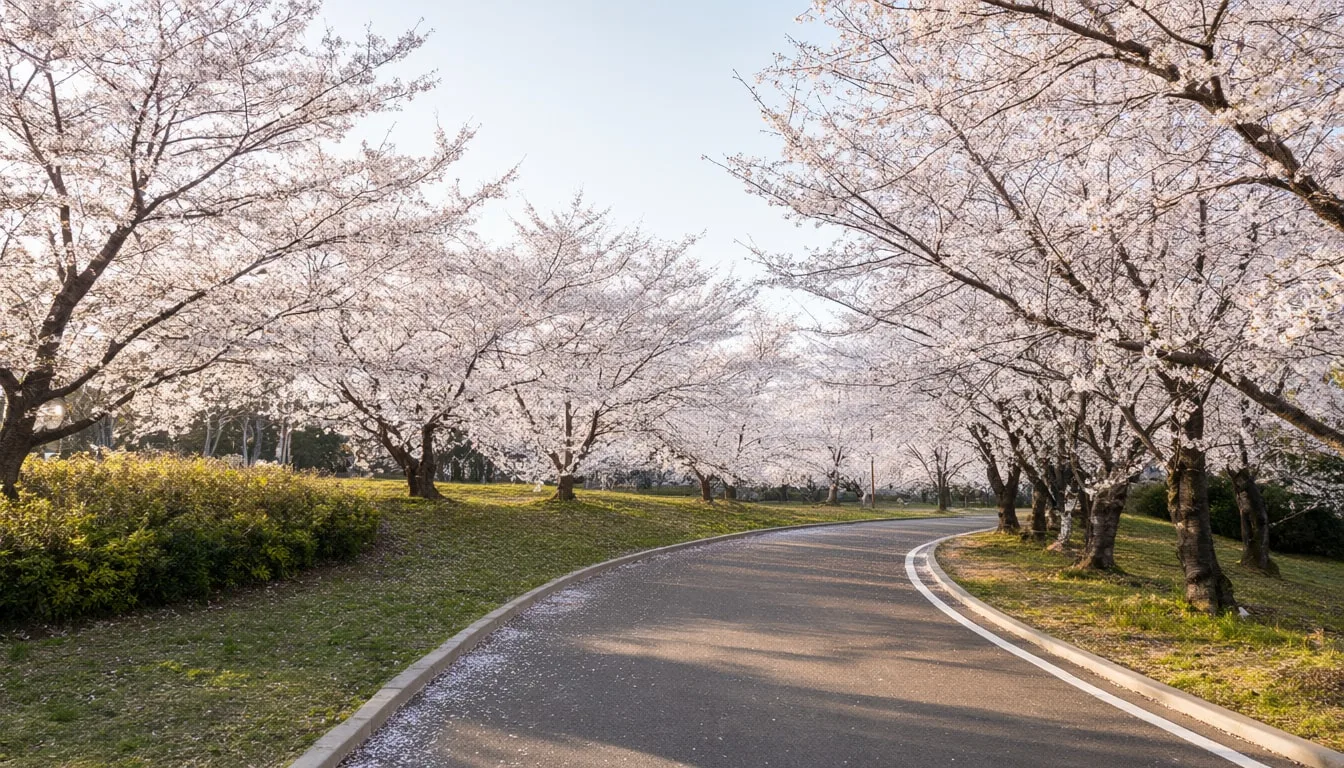 Cherry Blossom Park Panorama