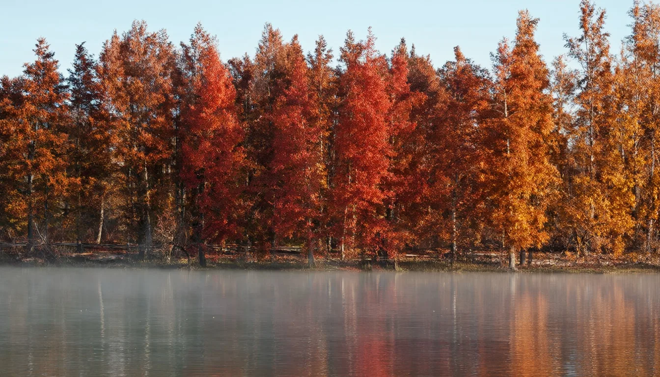 Autumn Lake with Reflections