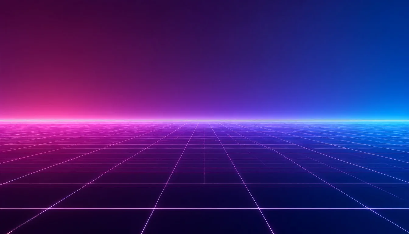 Neon Grid Horizon