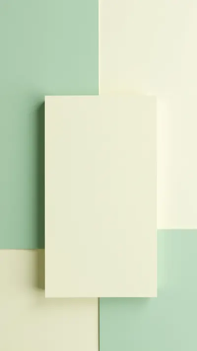 Sage and Ivory Colour Block