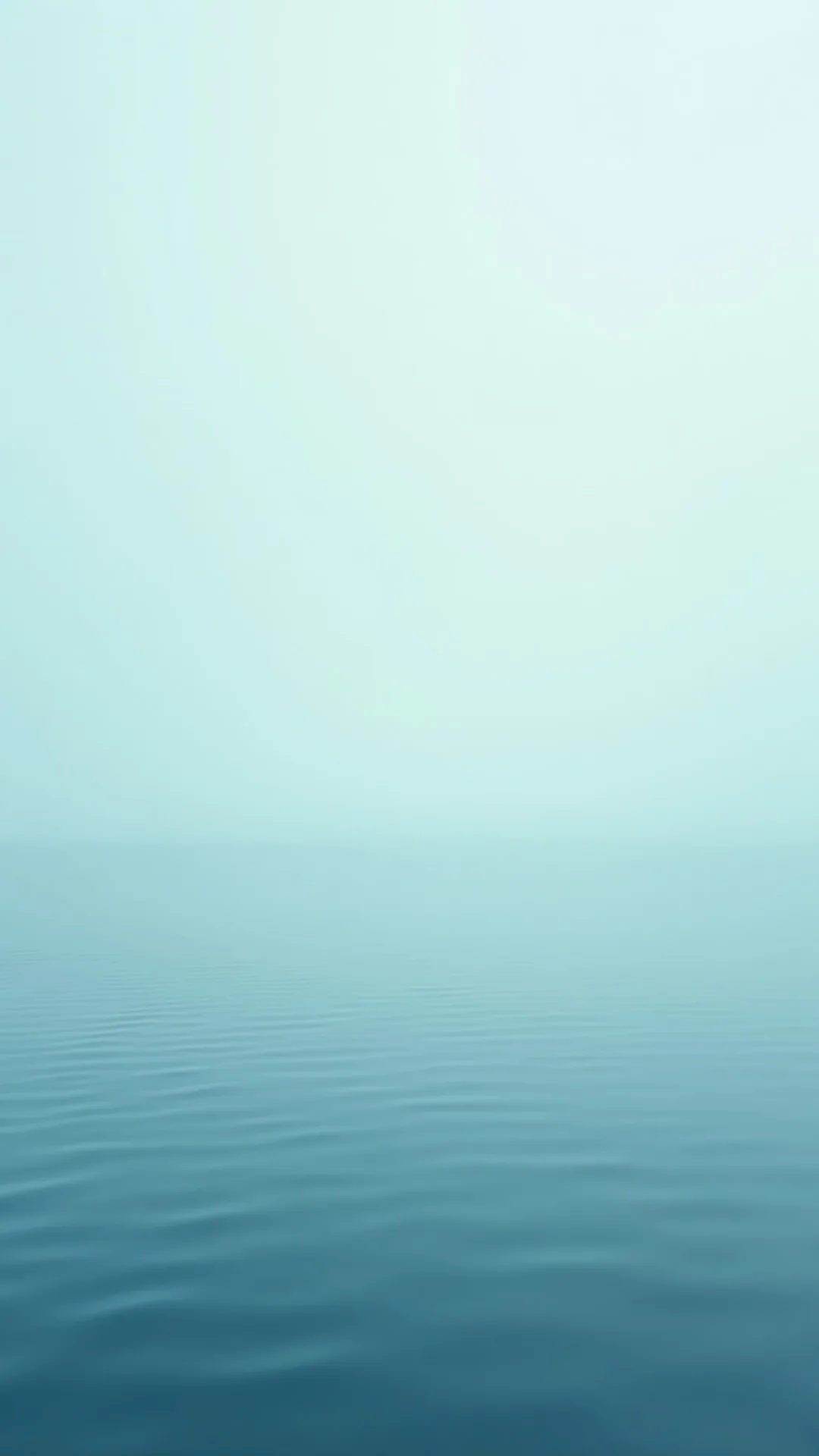 Ocean Horizon in Muted Blue