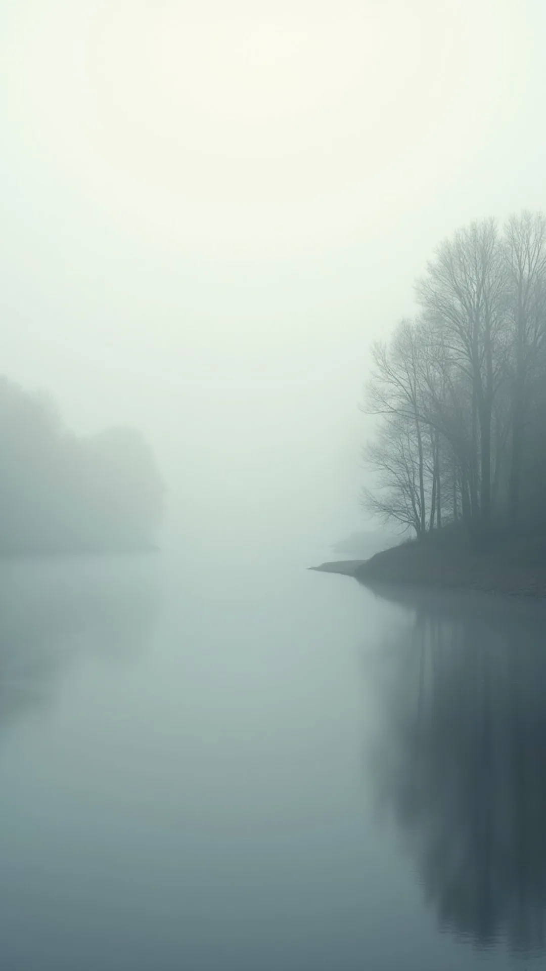 Soft Fog over a Quiet River