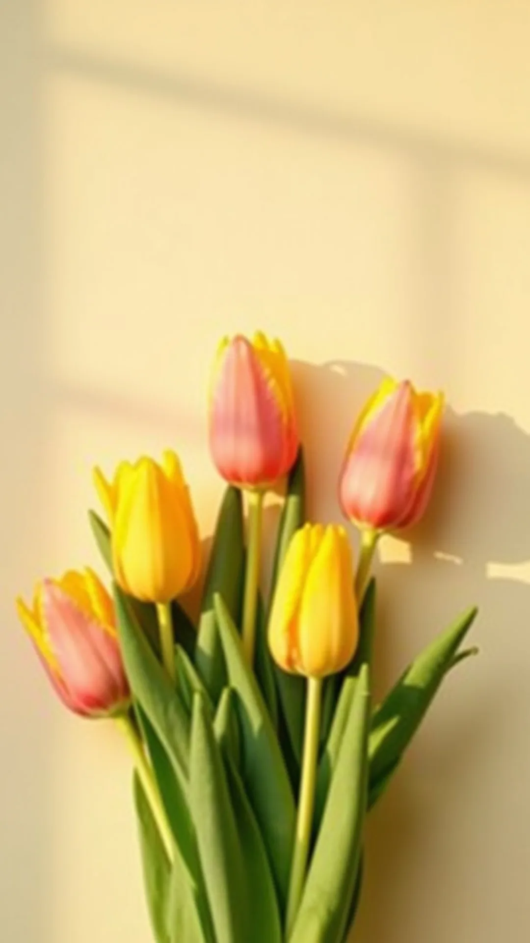 Tulips in Warm Afternoon Light