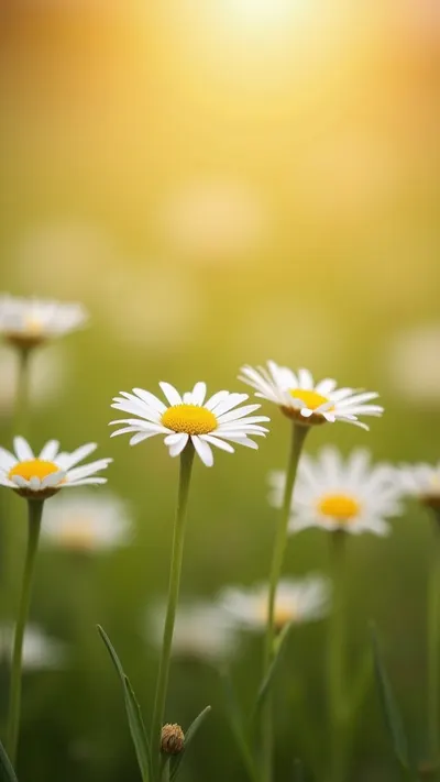 Daisy Field Shallow Depth