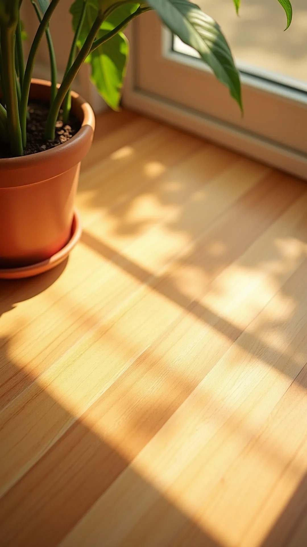Sunlight on a Wooden Floor
