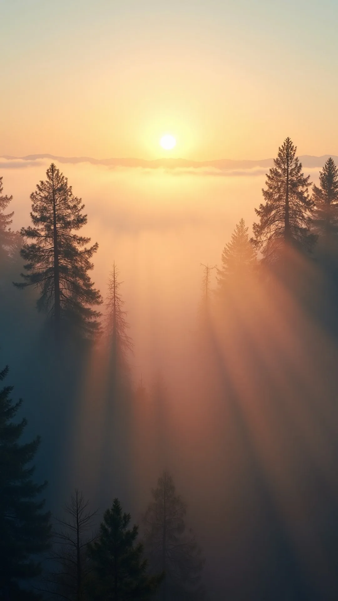 Warm Fog in a Pine Valley