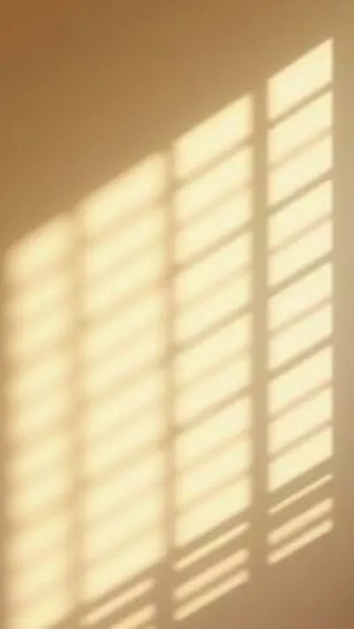 Soft Focus Sun through Blinds