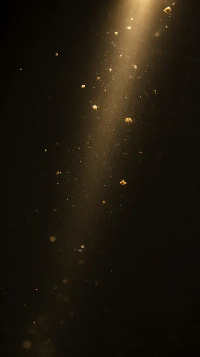 Golden Dust in a Sunbeam