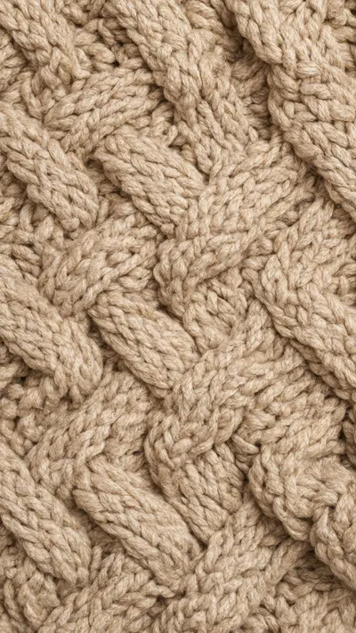Cozy Knit Blanket Texture