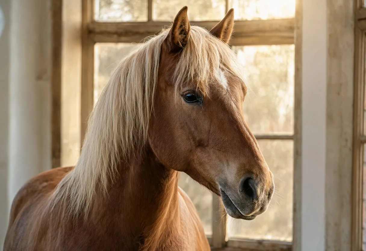 Horse Portrait in Soft Light