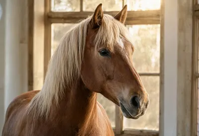 Horse Portrait in Soft Light