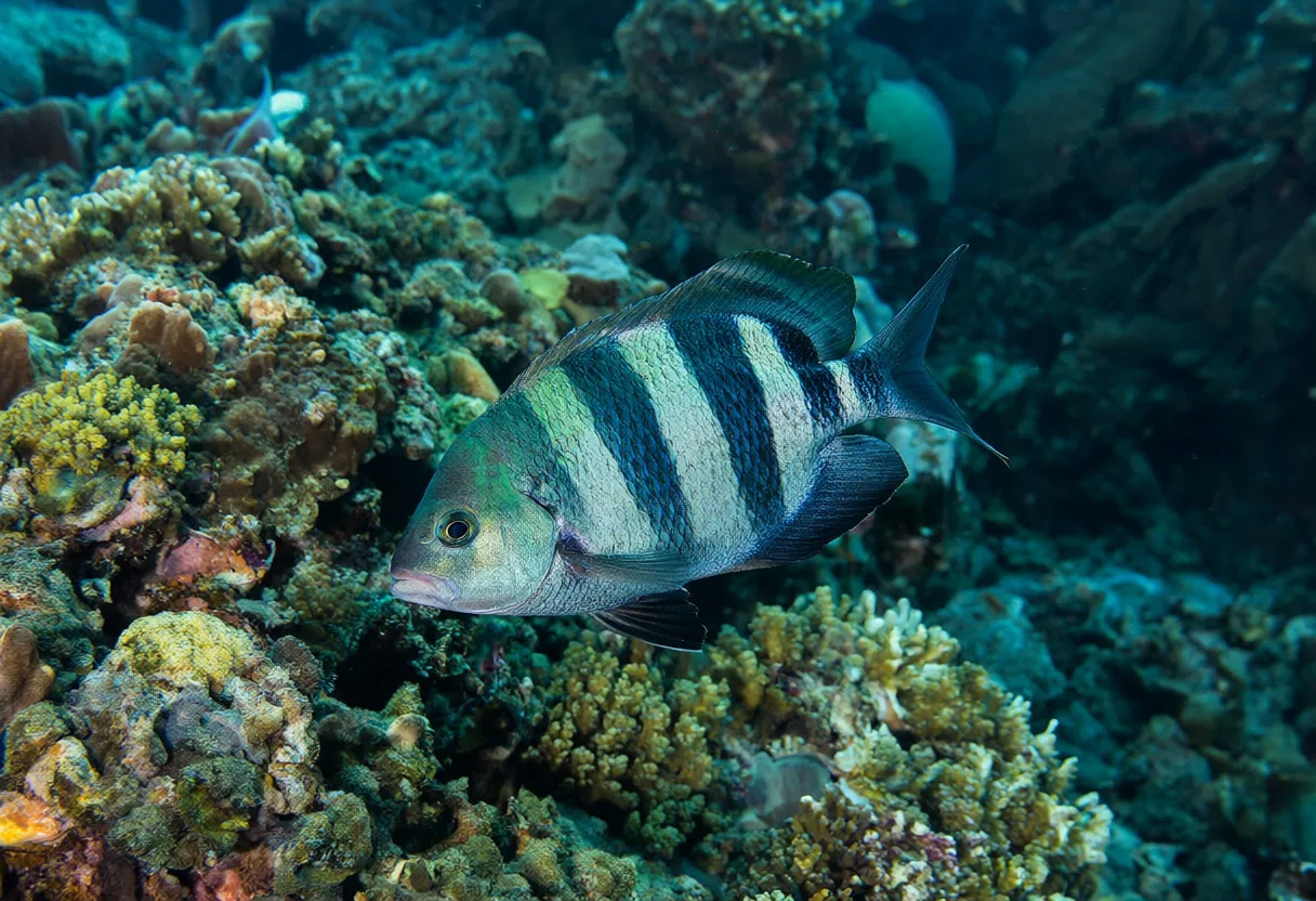 Tropical Fish over Coral