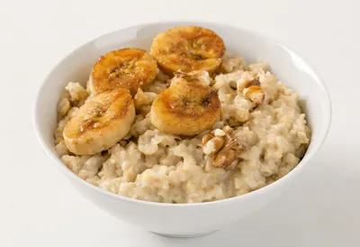 Oatmeal with Caramelised Banana