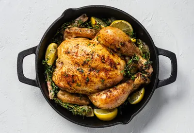 Roast Chicken with Herbs