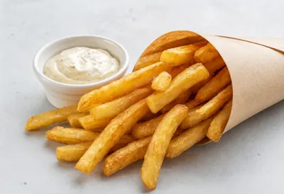 Crispy Fries in a Paper Cone
