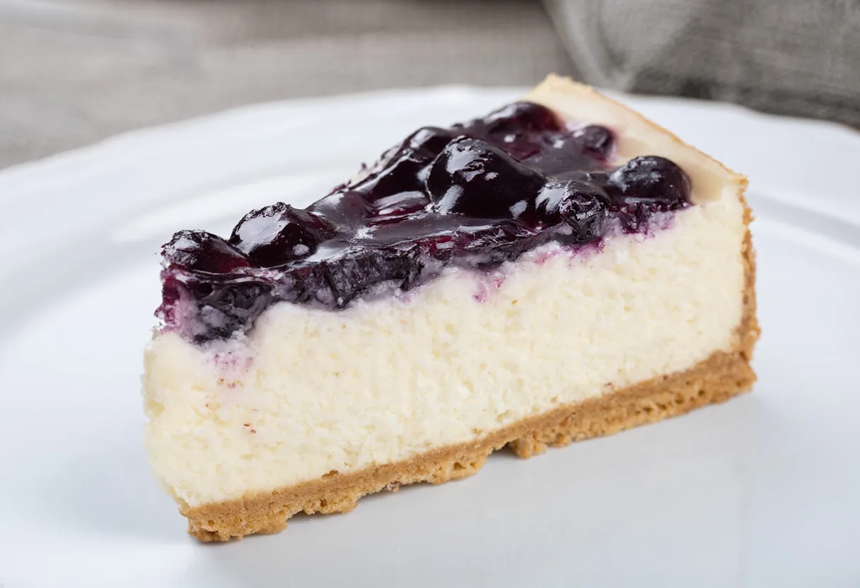 Blueberry Cheesecake Slice