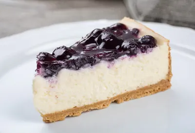 Blueberry Cheesecake Slice