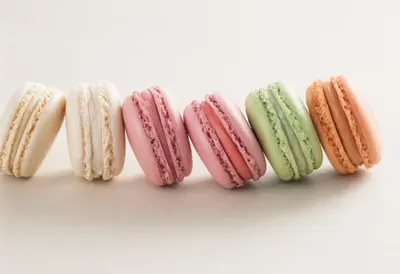 Macarons in Pastel Colours