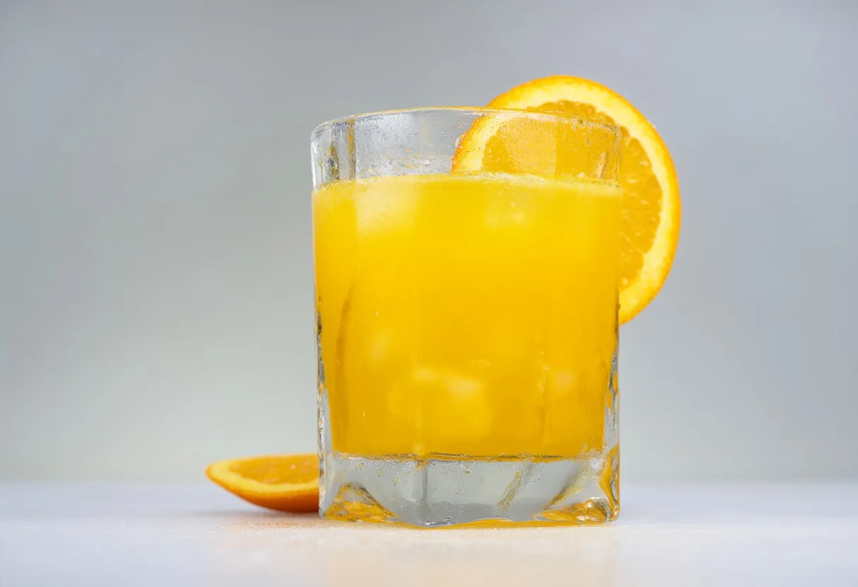Fresh Orange Juice Glass