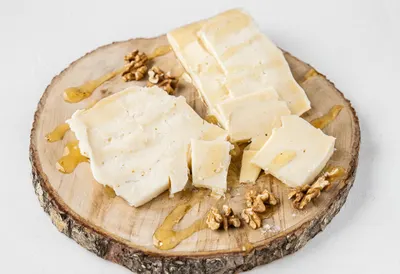 Cheese Board with Nuts and Honey