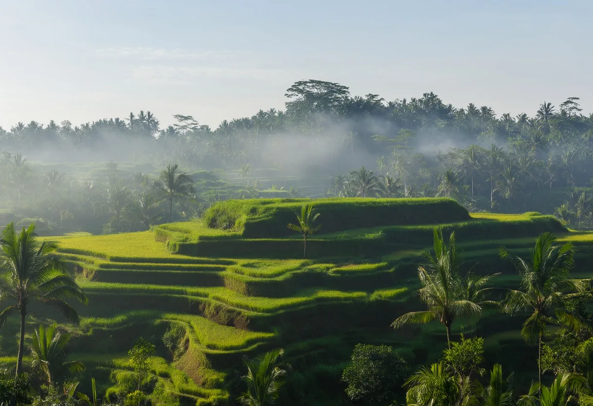 Bali Rice Terrace in the Morning