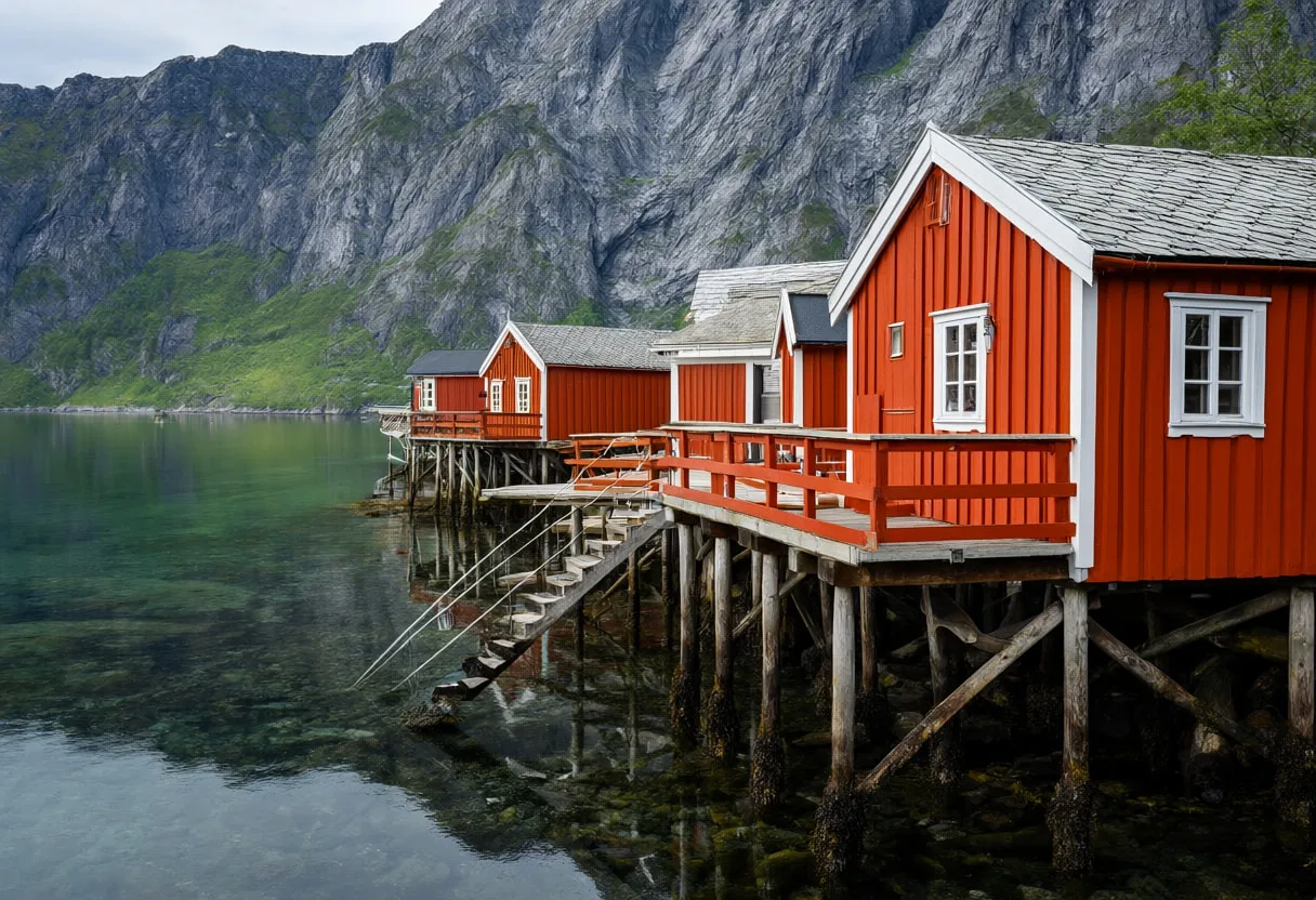 Lofoten Red Cabins by the Sea