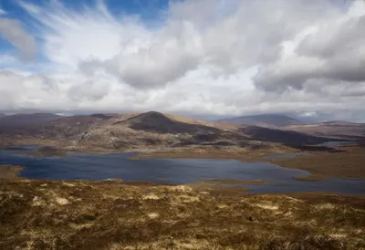 Scottish Highlands with a Loch