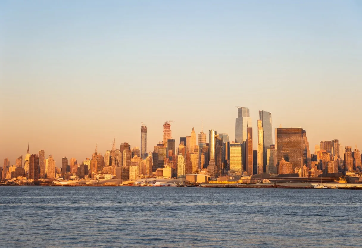 New York Skyline from the Water