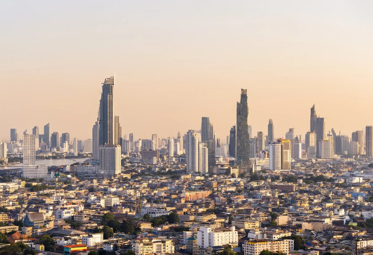 Bangkok Skyline at Dusk