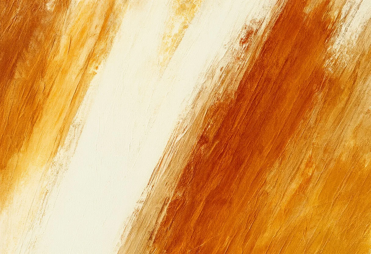 Bold Brush Strokes in Amber