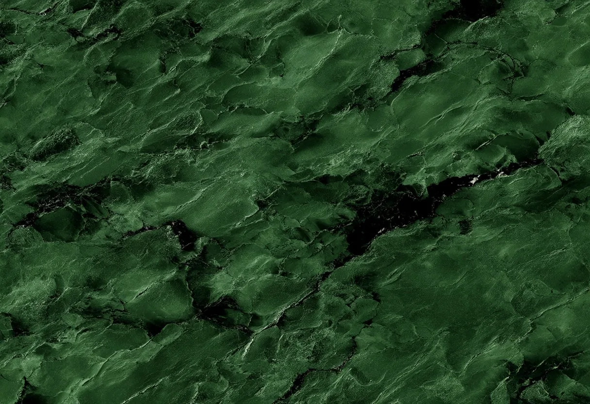 Marble Texture in Green and Black