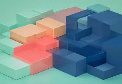 Isometric Abstract Blocks