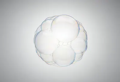 Bubble Wrap Light Study