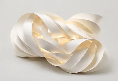 Twisted Paper Sculpture