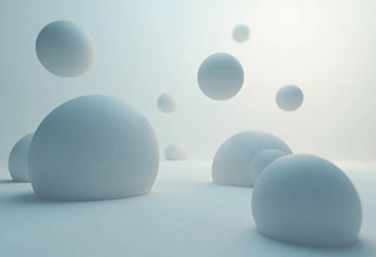 Floating Spheres in Soft Fog