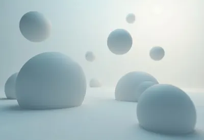 Floating Spheres in Soft Fog