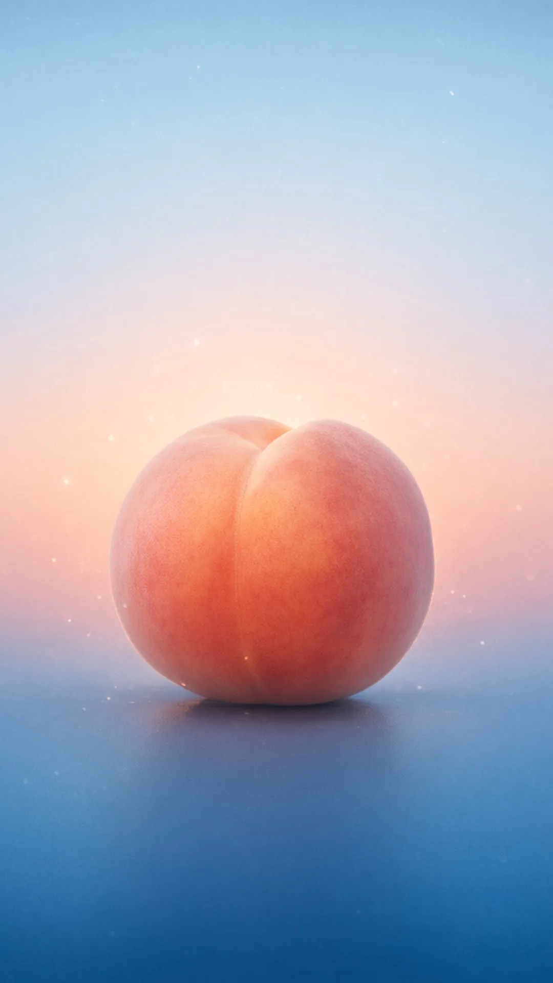 Peach Sunset Gradient with Grain