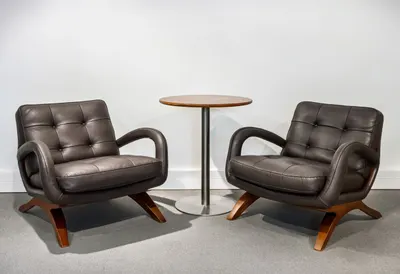 Two Chairs Facing Each Other