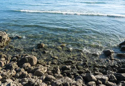 Rocky Coastline with Turquoise Water