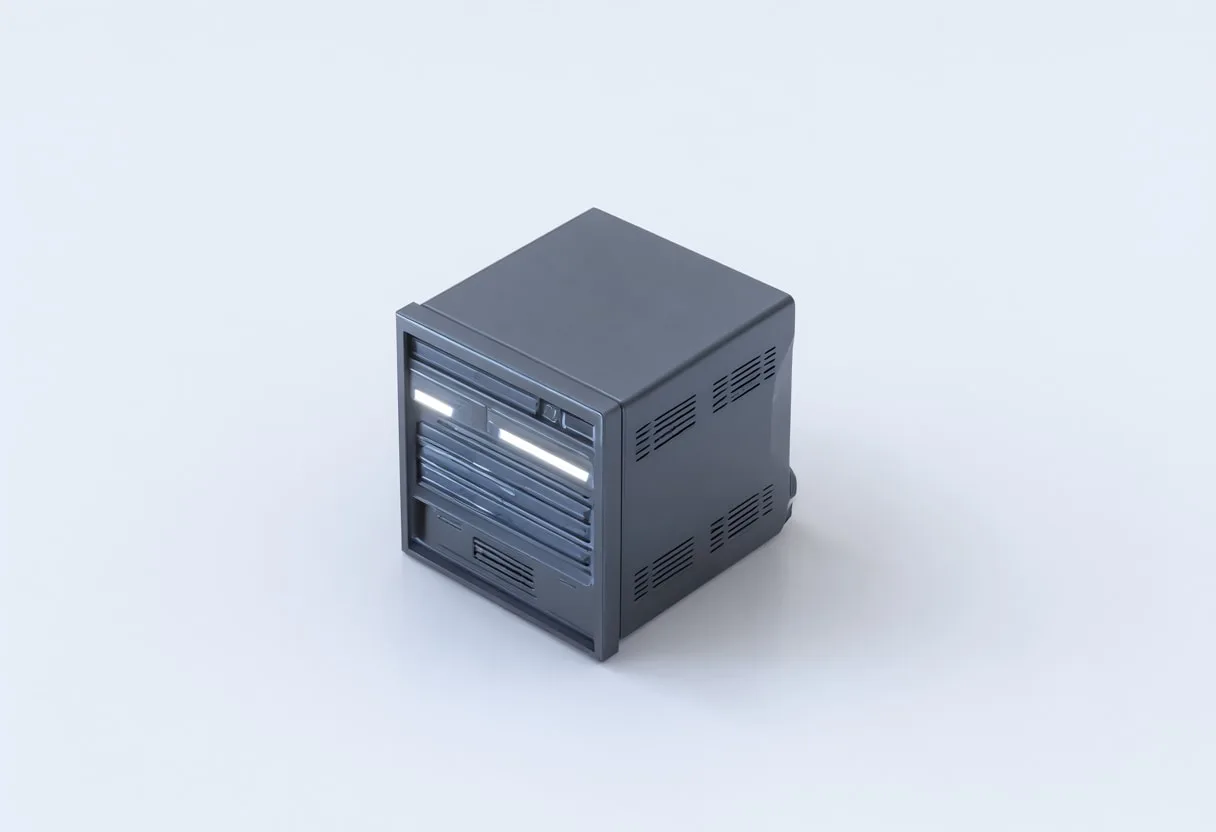 3D Isometric Server Tower